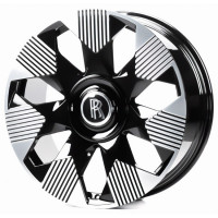 Диски Replica Forged RR0001 8,5x22 PCD5x112 ET19 D66,6 GLOSS_BLACK_MACHINED_FACE_FORGED