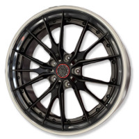 Диски WS Forged WS-116C 11,0x21 PCD5x132 ET28 D66,5 BRUSHED_SATIN_BLACK_LIP_POLISH_FORGED