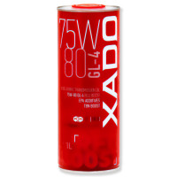 Масло трансмиссионное Xado Atomic Transmission Oil GL4 Red Boost 75W-80