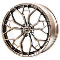 Диски WS Forged WS-072C 10,5x22 PCD5x112 ET43 D66,5 SATIN_BRONZE_MILLING_BLACK_RIM_FORGED