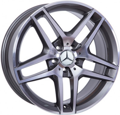 WSP Italy MERCEDES W771 ENEA 8,5x19 PCD5x112 ET38 D66,6 ANTHRACITE+POLISHED