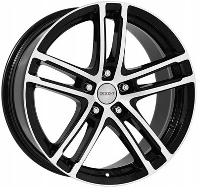 DEZENT TZ dark 7,0x16 PCD5x112 ET35 D66,6 Black Fpolished