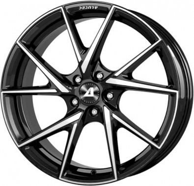 ALUTEC ADX.01 8,5x18 PCD5x114,3 ET35 D70,1 diamond-black+front+polished