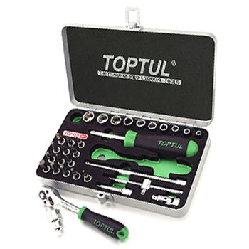 TOPTUL Набор инструмента 1/4" TOPTUL GCAD3101 31 еденица