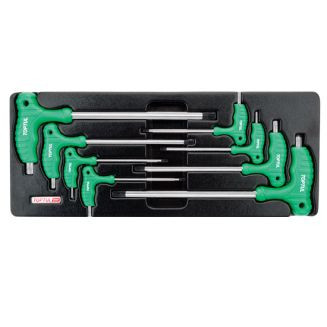 TOPTUL Набор ключей TORX с ручкой L-обр TOPTUL GAAT0804 8 едениц