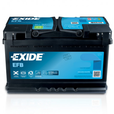 EXIDE EFB 100Ач, 900А 175/353/190, 12V, -/+