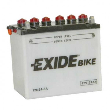 EXIDE (12N24-3A) 24Ач, 220А 124/184/175, 12V, +/-