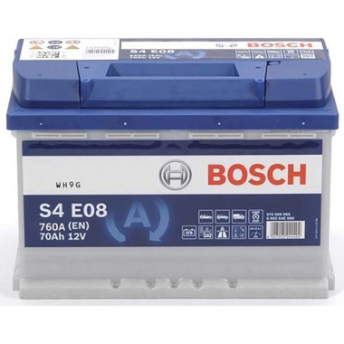 BOSCH EFB (S4E08) 70Ач, 760А 175/278/190, 12V, -/+