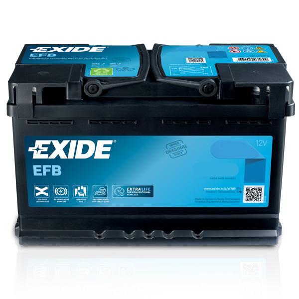 Автомобильные аккумуляторы EXIDE EFB