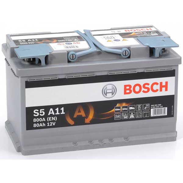 Автомобильные аккумуляторы BOSCH AGM (S5A11)