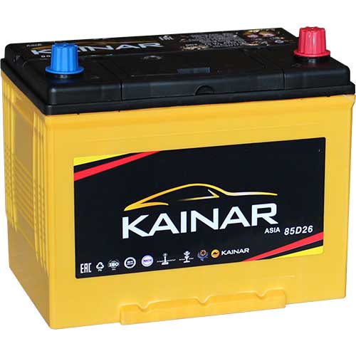Акумулятор KAINAR Asia 65Ач, 600А, 173/230/220, 12V, +/-