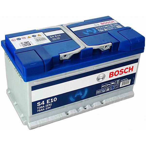 Акумулятор BOSCH EFB (S4E10) 75Ач, 730А, 175/315/175, 12V, -/+