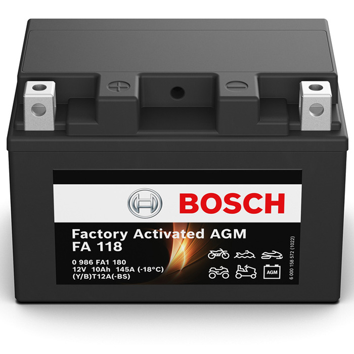 Аккумулятор BOSCH (FA118) 88x150x105 мм 10Ач