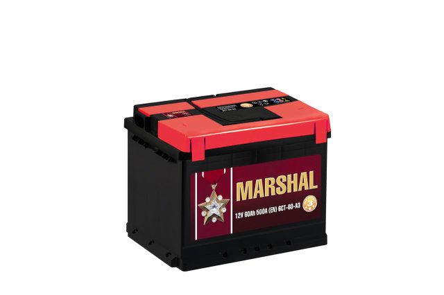 Аккумулятор MARSHAL М3 60Ач, 540А, 175/243/190, 12V, +/-
