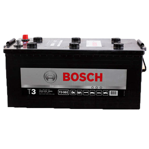 Акумулятор BOSCH (T3081) 220Ач, 1150А, 276/518/242, 12V, +/-, S/S