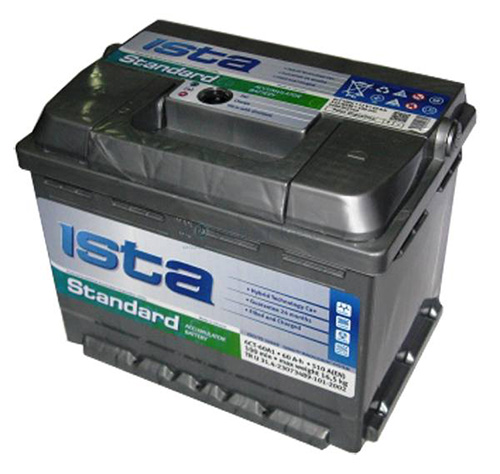 Автомобильные аккумуляторы ISTA Standard