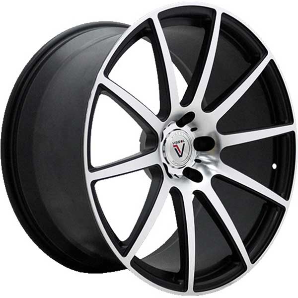 Литые диски Vissol Forged F-190 MATTE-BLACK-WITH-MACHINED-FACE