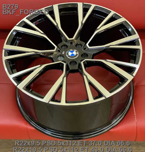 Легкосплавні , ковані  диски Replica Forged B279 22x10,5 PCD5x112 ET43 D66,6 BKF_FORGED