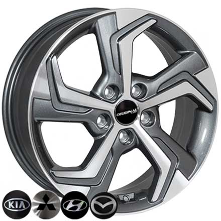 Литые  диски ZF TL5879NW 17x6,5 PCD5x114,3 ET49 D67,1 GMF