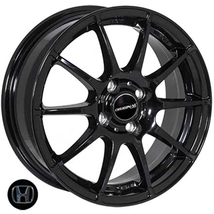 Литые  диски Replica HONDA TL0581NW 15x6,0 PCD4x100 ET45 D56,1 GlossBLACK