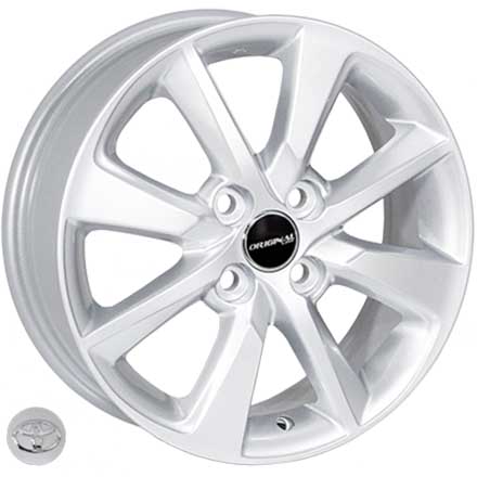 Литые  диски Replica TOYOTA JH-A8096 15x5,5 PCD4x100 ET45 D54,1 S