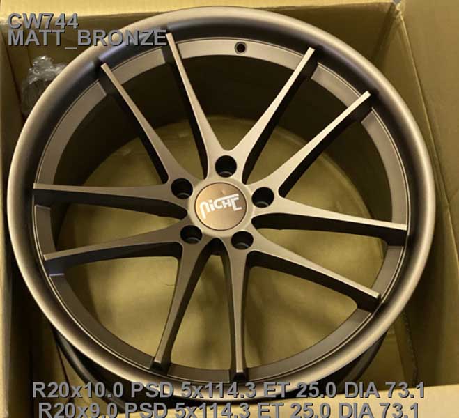 Легкосплавні диски Cast Wheels CW744 MATT_BRONZE