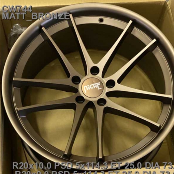 Легкосплавні диски Cast Wheels CW744 MATT_BRONZE