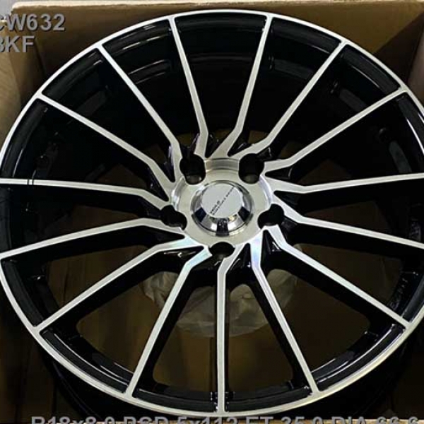 Литые диски Cast Wheels CW632 BKF
