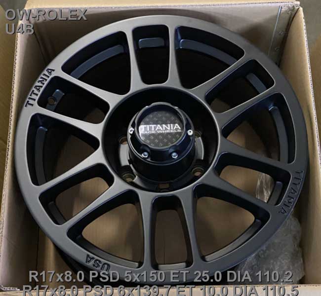 Легкосплавні  диски Off Road Wheels OW-ROLEX 17x8,0 PCD6x139,7 ET10 D110,5 U4B