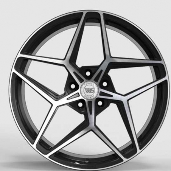 Литые , кованые  диски WS Forged WS2125 20x11,0 PCD5x120 ET43 D66,9 SATIN_BLACK_WITH_MACHINED_FACE