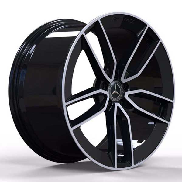 Литые , кованые  диски Replica Forged MR399B 23x11,5 PCD5x112 ET47 D66,6 GLOSS-BLACK-WITH-MACHINED-FACE
