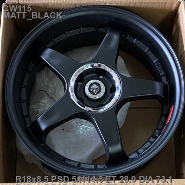 Легкосплавні диски Cast Wheels CW115 MATT_BLACK