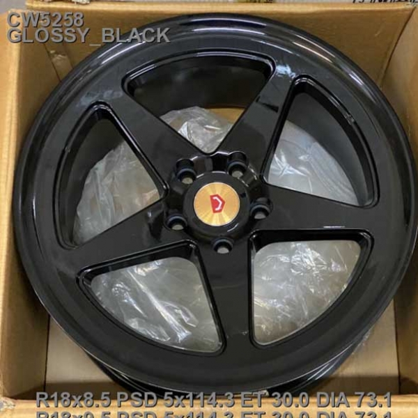 Легкосплавні диски Cast Wheels CW5258 GLOSSY_BLACK