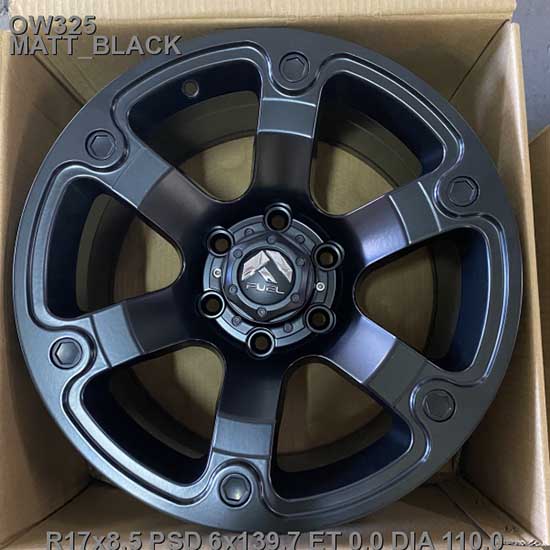 Литые диски Off Road Wheels OW325 MATT_BLACK