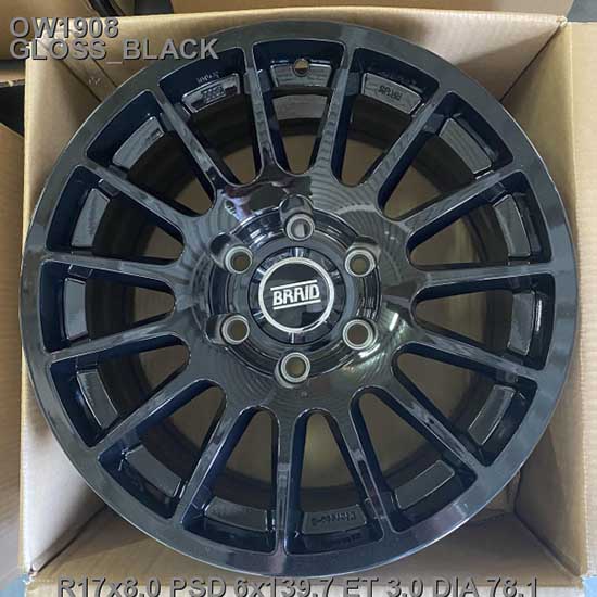 Легкосплавні диски Off Road Wheels OW1908 GLOSS_BLACK