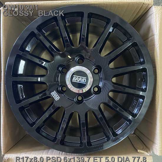 Литые диски Off Road Wheels OW1030/1 GLOSSY_BLACK
