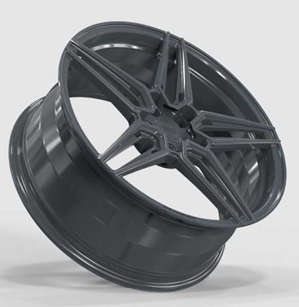 Литые , кованые  диски WS Forged WS2102 20x8,5 PCD5x112 ET41 D57,1 DARK_SMOKE_MARBLED_FORGED