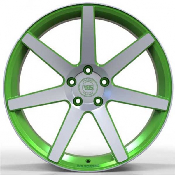 Диски WS Forged WS1245 MATTE_GREEN_WITH_MACHINED_FACE_FORGED