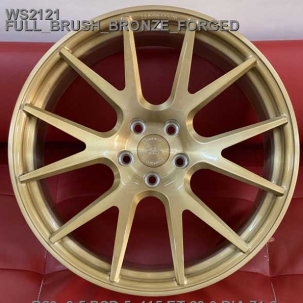 Легкосплавні , ковані  диски WS Forged WS2121 20x9,5 PCD5x115 ET20 D71,6 FULL_BRUSH_BRONZE_FORGED