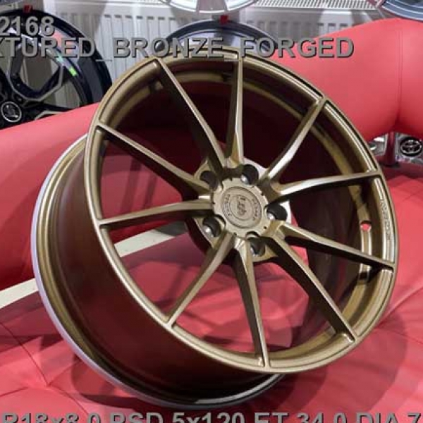 Литые , кованые  диски WS Forged WS2168 18x8,0 PCD5x120 ET34 D72,6 TEXTURED_BRONZE_FORGED