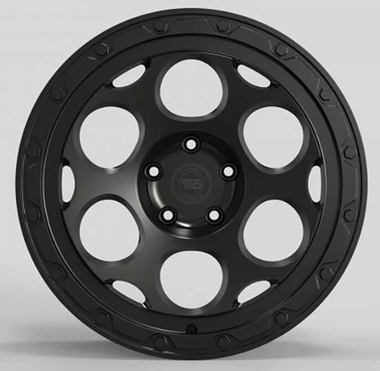 Легкосплавні , ковані  диски WS Forged WS2248 20x9,5 PCD5x127 ET35 D71,5 MATTE_BLACK_FORGED