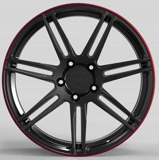 Литые , кованые  диски WS Forged WS2269 20x9,5 PCD5x130 ET45 D71,6 SATIN_BLACK_RED_LIP_FORGED