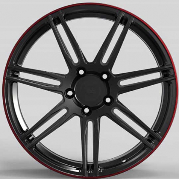 Литые , кованые  диски WS Forged WS2269 20x9,5 PCD5x130 ET45 D71,6 SATIN_BLACK_RED_LIP_FORGED