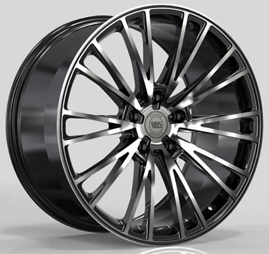 Литые , кованые  диски WS Forged WS2252 21x9,5 PCD5x130 ET46 D71,6 GLOSS-BLACK-MACHINED-FACE_FORG