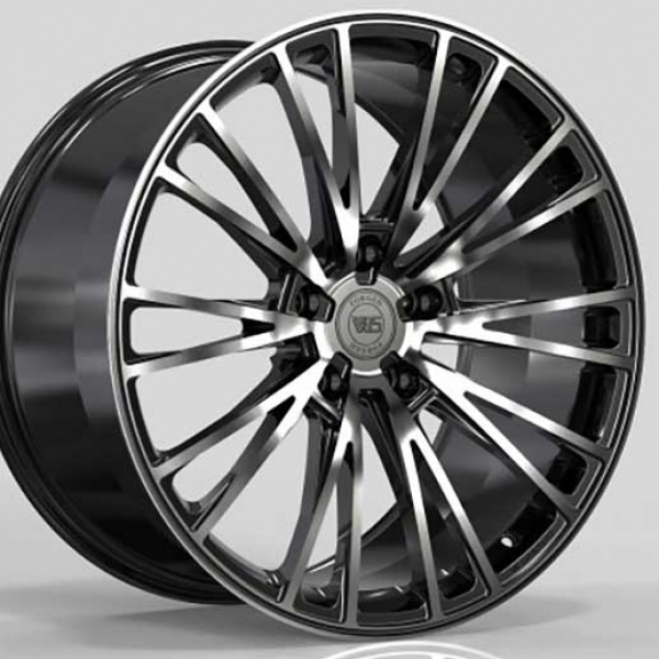 Литые , кованые  диски WS Forged WS2252 21x11,0 PCD5x130 ET49 D71,6 GLOSS-BLACK-MACHINED-FACE_FORG
