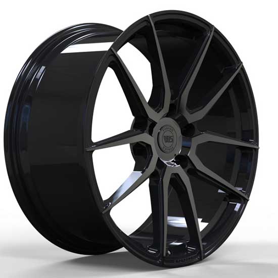 Легкосплавні , ковані  диски WS Forged WS1253B 21x10,0 PCD5x130 ET50 D71,6 GLOSS-BLACK-WITH-DARK-MACHINED