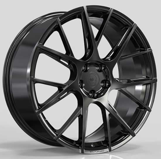 Литые , кованые  диски WS Forged WS2243 22x9,5 PCD5x120 ET49 D72,6 Gloss_Black_FORGED