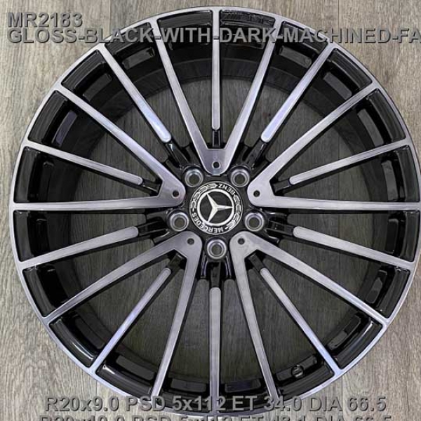 Литые , кованые  диски Replica Forged MR2183 21x10,0 PCD5x112 ET48 D66,5 GLOSS-BLACK-WITH-DARK-MACHINED