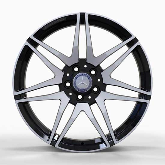 Литые , кованые  диски Replica Forged MR874 19x8,0 PCD5x112 ET52 D66,5 GLOSS-BLACK-WITH-MACHINED-FACE