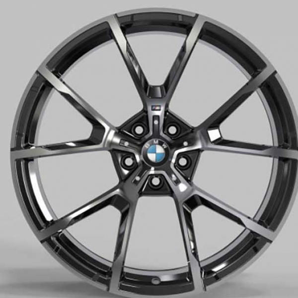 Литые , кованые  диски Replica Forged B192B 20x10,5 PCD5x112 ET28 D66,5 GLOSS-BLACK-MACHINED-FACE_FORG